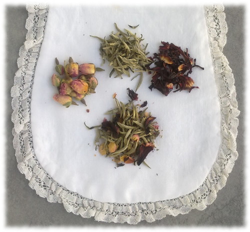 Bain douceur : thé blanc-rose-pamplemousse